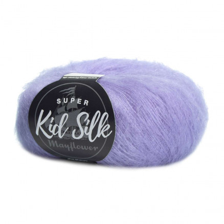 Mayflower Super Kid Silk Garn Unicolor 92 Sweet Lavender von Mayflower