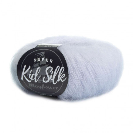 Mayflower Super Kid Silk Garn Unicolor 97 Arctic Ice von Mayflower
