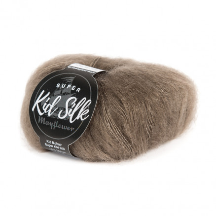 Mayflower Super Kid Silk Garn Unicolor 04 Mokka von Mayflower