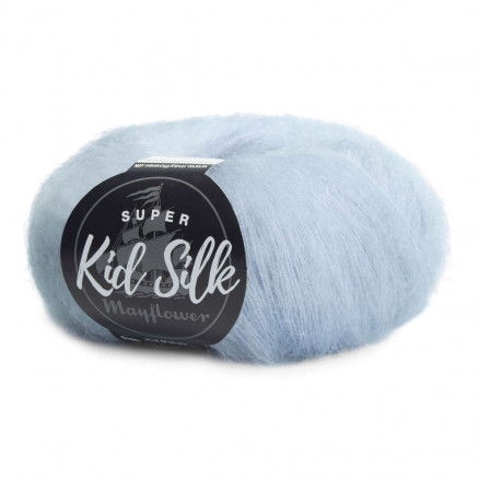 Mayflower Super Kid Silk Garn Unicolor 107 Graugranit von Mayflower