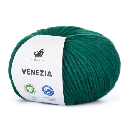 Mayflower Venezia Garn Unicolor 016 Dunkel Fichte von Mayflower