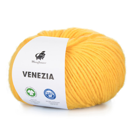 Mayflower Venezia Garn Unicolor 021 Eigelb von Mayflower