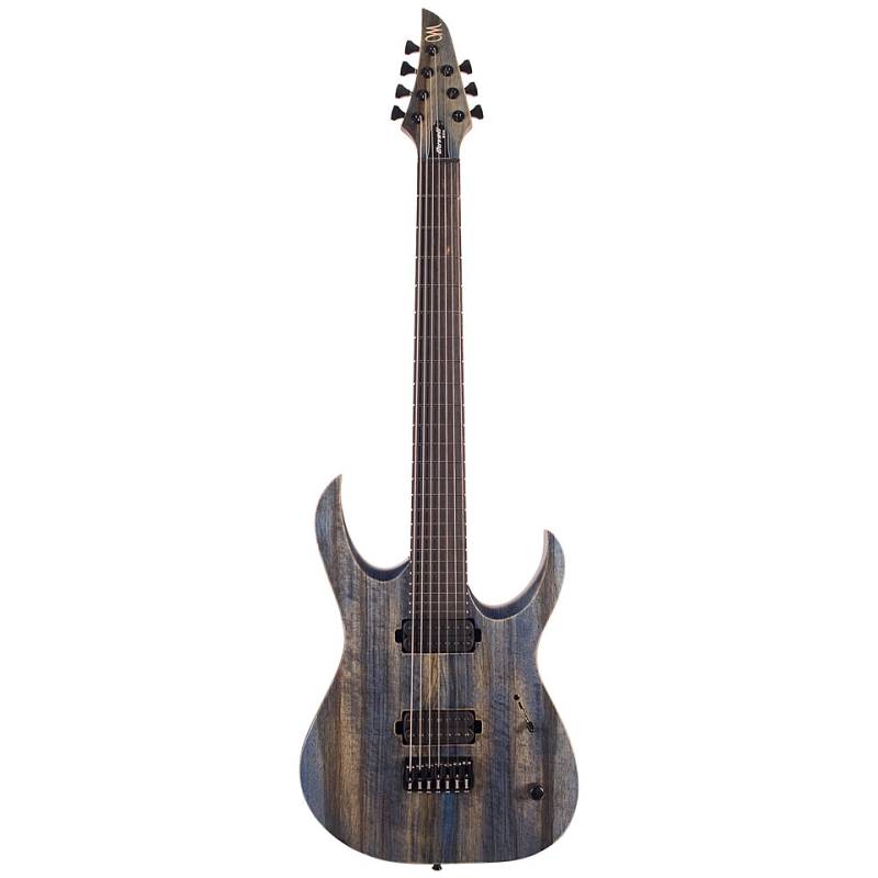 Mayones Duvell Elite 7 Black Limba E-Gitarre von Mayones