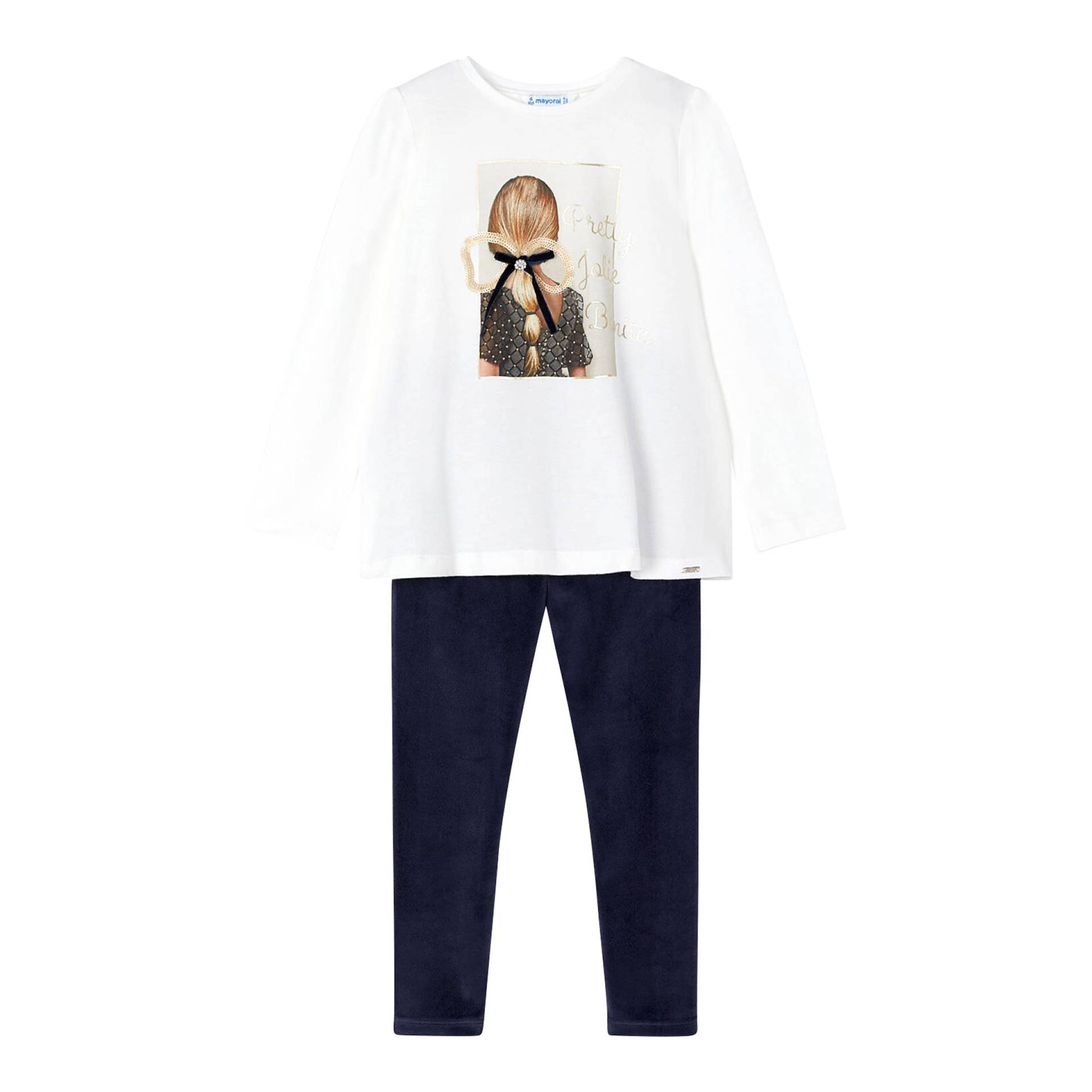 Mayoral 2-tlg. Set Shirt langarm und Samt-Leggings Mädchen Mayoral 2-tlg. Set Shirt langarm und Samt-Leggings Mädchen von Mayoral