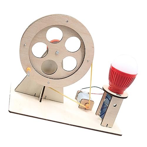 Handgeschnittener Generator Power Set Holz Handbuch Wissenschaft Experiment Bildungsgenerator Projekte für Jungen Mädchen von Mayueri