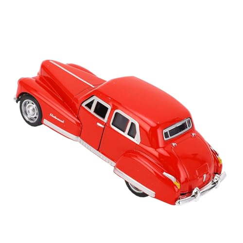 Mayueri 1: 32 Skala Klassisches Legierungsauto -Modell, Retro Car Model Collection Dekoration, Retro Die Casting -Sammlung Spielzeugausbildung Simulation Display Kindersammler (Rot) von Mayueri