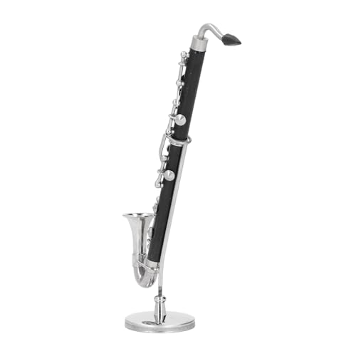 Mayueri Miniatur-Bass-Saxophon, Schwarzes Kupfer, Ornamente, Schreibtisch, Musikzimmer Mayueri Miniatur-Bass-Saxophon, Schwarzes Kupfer, Ornamente, Schreibtisch, Musikzimmer von Mayueri