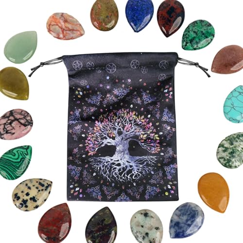 Aufbewahrungsbeutel für Tarotkarten, 13 x 18 cm, Kunst, zum Ziehen von Schuhen, Samt, Oracle Abdeckung, Runen, Schmuck, Stein Aufbewahrungsbeutel für Tarotkarten, 13 x 18 cm, Kunst, zum Ziehen von Schuhen, Samt, Oracle Abdeckung, Runen, Schmuck, Stein von Mbiyhgta