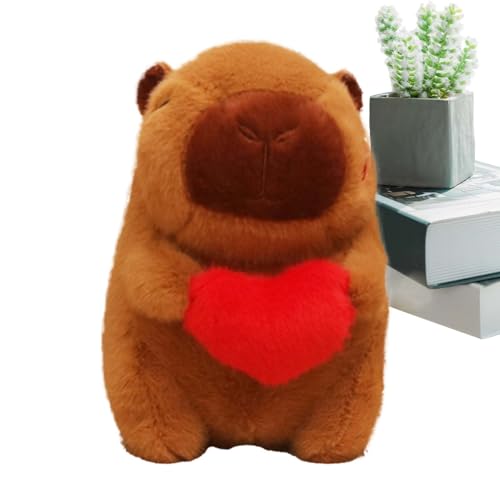 CAPYBARA PLUSH - Valentin Capybara Kopfkissen, Capybara Plüschtier | Tragbares Cartoon Soft Plüschtier Plüschtier Capybara Capybara Plüschtier Capybara Geschenk CAPYBARA PLUSH - Valentin Capybara Kopfkissen, Capybara Plüschtier | Tragbares Cartoon Soft Plüschtier Plüschtier Capybara Capybara Plüschtier Capybara Geschenk von Mbiyhgta