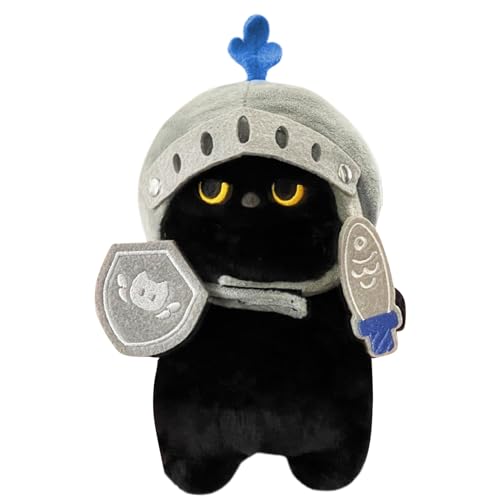 Cat Plush Puppenspielzeug, Tierplüschpuppe gefülltes Ritter -Katzenspielzeug, tragbares weiches Ritterkatze Plüsch gefülltes Spielzeug für Kinder Mädchen Dieses Katzenplüschspielzeug ist eine Cat Plush Puppenspielzeug, Tierplüschpuppe gefülltes Ritter -Katzenspielzeug, tragbares weiches Ritterkatze Plüsch gefülltes Spielzeug für Kinder Mädchen Dieses Katzenplüschspielzeug ist eine von Mbiyhgta