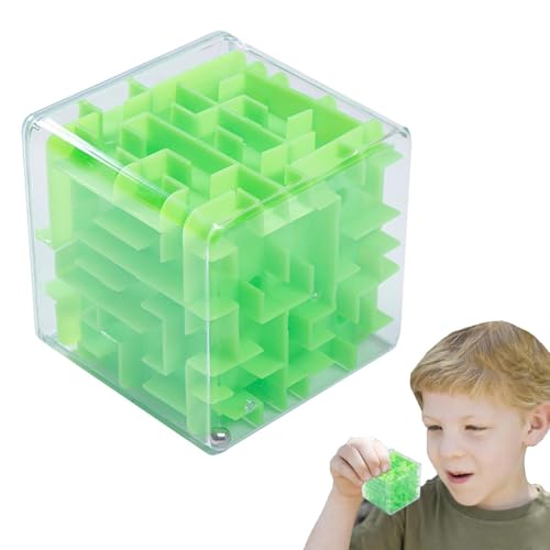 Cube Maze -Spielzeug - 3D -Hirnteaser -Rätsel für Kinder Rolling Ball -Spiel, tragbares Spielzeug, Bildungsziele - ielzeug, Geburtstagsurlaub Favoro Toy von Mbiyhgta