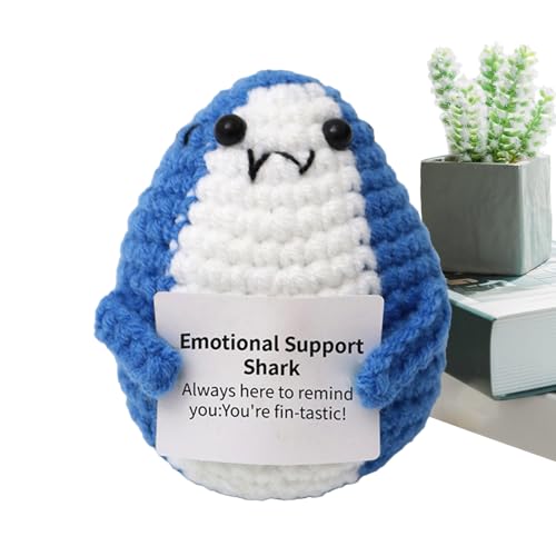 Emotionale Unterstützung Haken – Häkeln Therapeutische Handwerkskunst, tragbare emotionale Hilfe | Handgemachte Anti-Stress-Garnkunst mit positiver Karte, beruhigender Entspannungshaken und Komfort Emotionale Unterstützung Haken – Häkeln Therapeutische Handwerkskunst, tragbare emotionale Hilfe | Handgemachte Anti-Stress-Garnkunst mit positiver Karte, beruhigender Entspannungshaken und Komfort von Mbiyhgta
