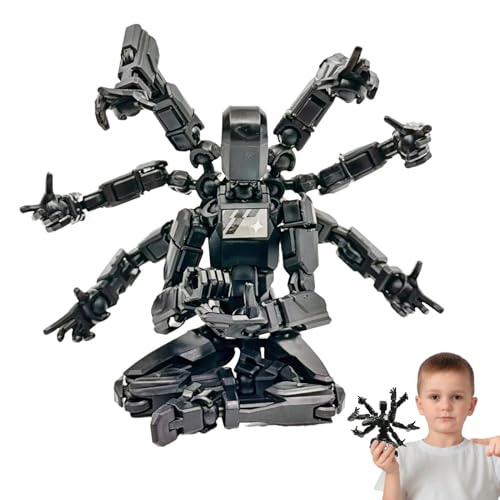 Full Joint Action Figur - Cartoon acht Arm Charakter, einstellbares Posenspielzeug | Sammlerfigur Figur für Fans und Kinder Display auf dem Esstisch am Nachtpolster + kreatives Spiel Geschenk Full Joint Action Figur - Cartoon acht Arm Charakter, einstellbares Posenspielzeug | Sammlerfigur Figur für Fans und Kinder Display auf dem Esstisch am Nachtpolster + kreatives Spiel Geschenk von Mbiyhgta