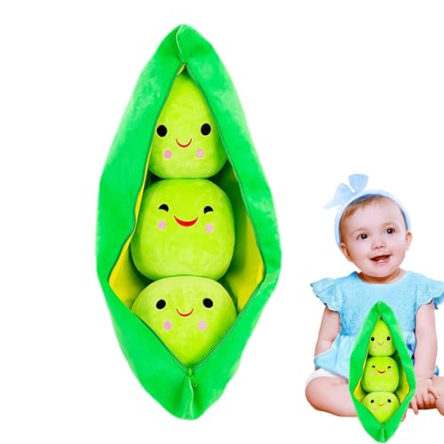 Gefülltes Plüschspielzeug – niedliches Plüschtier mit 3 Punkten in Einer Schoß, Kissen aus Plüsch | Heimdekoration, für Auto, Wohnzimmer, Schlafzimmer, Büros, Sofa, Geschenke für und Mädchen von Mbiyhgta