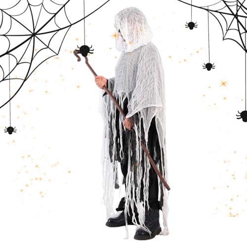 Halloween Cape mit Hood | Vampire Kapkostüm für Männer | Spooky Kapuzenumhang für Rollenspiele, Spukhaus, Drama, Party, Bühnenperformance, Halloween, Maskerade, Cosplay Halloween Cape mit Hood | Vampire Kapkostüm für Männer | Spooky Kapuzenumhang für Rollenspiele, Spukhaus, Drama, Party, Bühnenperformance, Halloween, Maskerade, Cosplay von Mbiyhgta