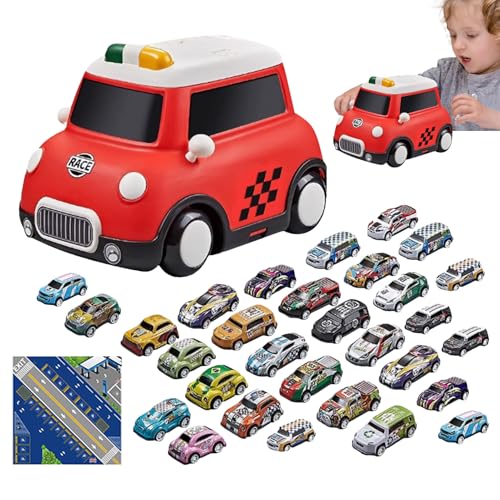 Kleines Auto für Kinder, kleines Autospielzeug | Play -Kindpiele Playset - Reibungsfahrzeuge, steigert interaktiv die Entwicklung: Stärkung der Interaktion zwischen Eltern und Kind von Mbiyhgta