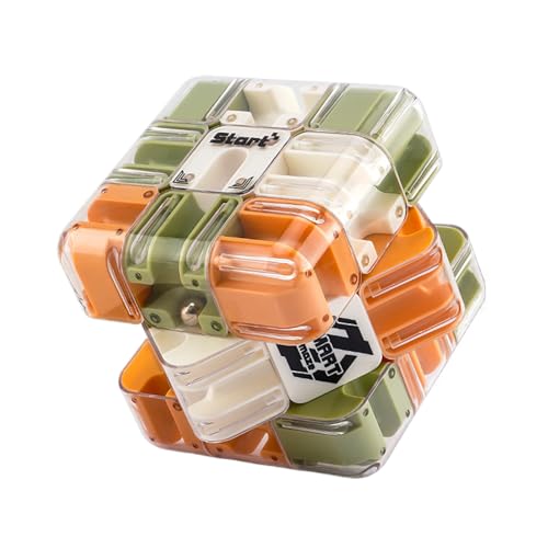 Maze Cube - 3.35x3.35x3.35 im 3D -Gehirntrainingspuzzle, sensorisches Labyrinth -Geburtstagsspielzeug, tragbares Handheld -Spiel verbessert den | Koordination für Kinder Teenager Erwachsene Part von Mbiyhgta
