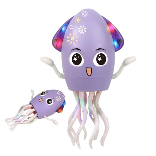 Mbiyhga Electric Dancing Octopus - Automatisch Swing Dancing Octopus - Interaktive elektrische Roboterspielzeug mit Aufklebern Indoor -Aktivitäten für Kinder Unterhaltung Haustier Begleiterschaft von Mbiyhgta