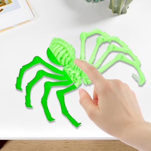 Mbiyhgta 3D-gedrucktes Spinnen-Fidget, 3D-gedruckte Gelenkspinne - Executive Desk Toys Riesenspinne - Schreibtischspielzeug zum Stressabbau, Schreibtischspielzeug für Erwachsene, bewegliche 3D-Spinne von Mbiyhgta