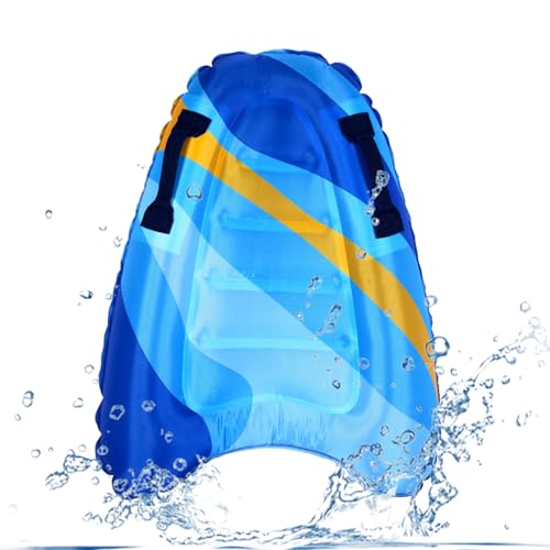 Mbiyhgta Aufblasbarer Pool schwimmt mit Griffen | Leichtes Surfboard -Pool -Spielzeug für Kinder, tragbarer aufblasbarer schwimmt weiche Body Boards Wasserspielzeug mit Gürtel Mbiyhgta Aufblasbarer Pool schwimmt mit Griffen | Leichtes Surfboard -Pool -Spielzeug für Kinder, tragbarer aufblasbarer schwimmt weiche Body Boards Wasserspielzeug mit Gürtel von Mbiyhgta