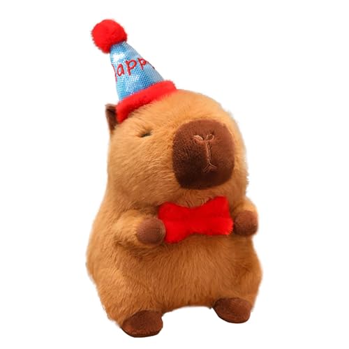 Mbiyhgta Capybara Plüschtier, Capybara Plüschtier | Cute Capybara mit , Plüschtier Kissen – 25 cm süßes Capybara Plüschtier für Erwachsene von Mbiyhgta