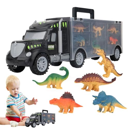 Mbiyhgta Dinosaurier-Transportwagen, Dinosaurier-Transportwagen | Dino-Figuren, Transport-LKW-Spielzeug, Lernspielzeug, Dino-Figurinen für den Tag Mbiyhgta Dinosaurier-Transportwagen, Dinosaurier-Transportwagen | Dino-Figuren, Transport-LKW-Spielzeug, Lernspielzeug, Dino-Figurinen für den Tag von Mbiyhgta