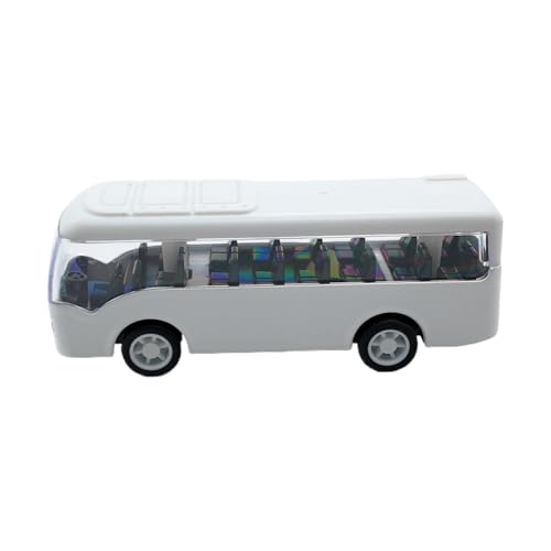 Mbiyhgta Entfernungsbus – Mini-Spieler, spielbar mit Bus auf Reibungsbasis | Fahrzeug aus Metall, langlebiges Material, Push and Go Friction Shuttle für Innen, von Mbiyhgta