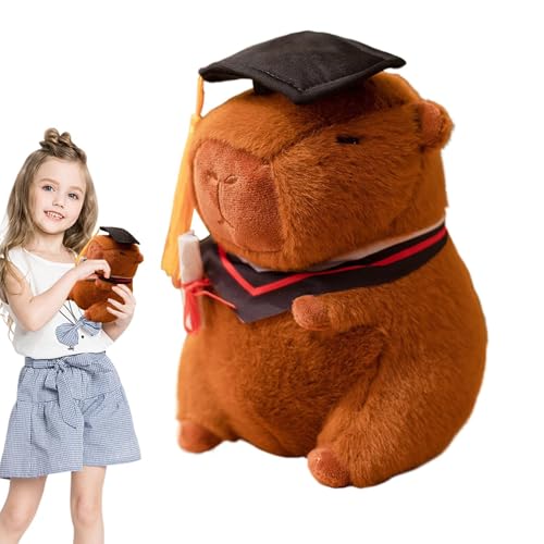 Mbiyhgta Gefüllte Capybara -Spielzeug, Capybara, Abschluss Capybara Puppenspielzeugkissen, Tragbare Tiergefüllte Plüsch für Freunde Familie, Material: Plüsch + PP Baumwolle Mbiyhgta Gefüllte Capybara -Spielzeug, Capybara, Abschluss Capybara Puppenspielzeugkissen, Tragbare Tiergefüllte Plüsch für Freunde Familie, Material: Plüsch + PP Baumwolle von Mbiyhgta