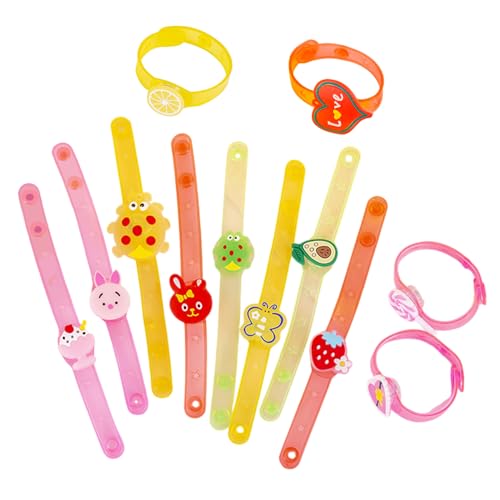 Mbiyhgta Glowing Armbänder - Leichte Glow Armbänder, Festivalbänder Accessoires | Sticks Bulk Party Pack Glow Faser -Optik von Mbiyhgta