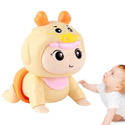 Mbiyhgta Kinderpuppe mit Sound, musikalische Freunde für kriechende Kinder, musikalisches Spielzeug für den Bauch, interaktive elektrische Puppe für Kinder, elektrische Puppe Mbiyhgta Kinderpuppe mit Sound, musikalische Freunde für kriechende Kinder, musikalisches Spielzeug für den Bauch, interaktive elektrische Puppe für Kinder, elektrische Puppe von Mbiyhgta