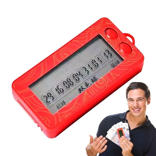 Mbiyhgta Lotteriemaschinen, kleine elektrische Zahlenauswahlmaschine, tragbar, Zahlenauswahl – zufällige Fantasie-Lotteriemaschine für Erwachsene, 5,5 x 3,5 x 0,39 Zoll Mbiyhgta Lotteriemaschinen, kleine elektrische Zahlenauswahlmaschine, tragbar, Zahlenauswahl – zufällige Fantasie-Lotteriemaschine für Erwachsene, 5,5 x 3,5 x 0,39 Zoll von Mbiyhgta