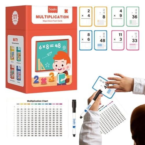 Mbiyhgta Mathematik Lernkarten Für Kleinkinder | Multiplikations-Übungskarten - Tragbare Rechenkarten Für Mädchen Und Vorschulkinder Mbiyhgta Mathematik Lernkarten Für Kleinkinder | Multiplikations-Übungskarten - Tragbare Rechenkarten Für Mädchen Und Vorschulkinder von Mbiyhgta