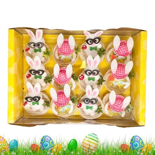 Mbiyhgta Osterplüschspielzeug, Osterplüsch,12x Rabbit Chick Ornament | Plushi Osterdekorationen Frühling realistische Figuren Frühlingsferien für Bauernhaus Mbiyhgta Osterplüschspielzeug, Osterplüsch,12x Rabbit Chick Ornament | Plushi Osterdekorationen Frühling realistische Figuren Frühlingsferien für Bauernhaus von Mbiyhgta