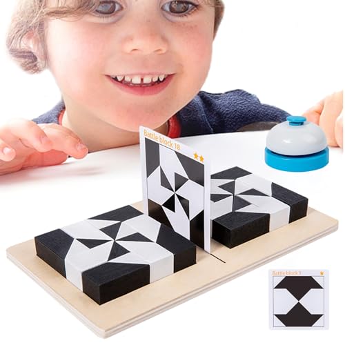 Mbiyhgta Puzzleblöcke | Sensorisches Spielzeug für kreatives Spielen hölzerne Stamm -Hirnteaser, robust und sicher, Ostern, Kindertag, Weihnachten, Geburtstag verstärken ihre kognitive Entwicklung. von Mbiyhgta