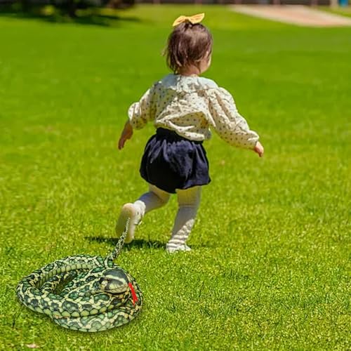 Mbiyhgta Schlangen Kuscheltier | Kuscheltier Schlange Kissenpuppe Für Kinder | Realistische Kissendekoration Vielseitiges Accessoire Für Liebhaber Kindergeburtstage Wohnaccessoires von Mbiyhgta
