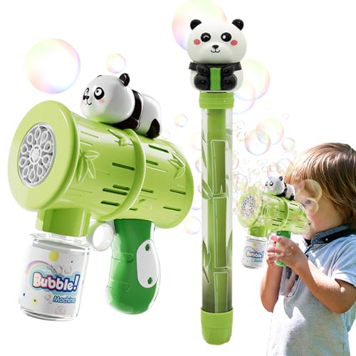 Mbiyhgta Seifenblasenmaschine | Niedliche Panda-Blasenmaschine, 2 Stück, lustiges Spielzeug für Kleinkinder – Partys, Strand, Schule, Hochzeit, Garten und Sommer von Mbiyhgta