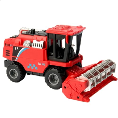 Mbiyhgta Technisches LKW-Spielzeug, Push-and-Go-Fahrzeuge - Simulationstechnikfahrzeug | Autospielzeug, Simulations-Harvester-Modellspielzeug, Kinderspiel-LKWs, reibungsbetrieben für Kinder von Mbiyhgta