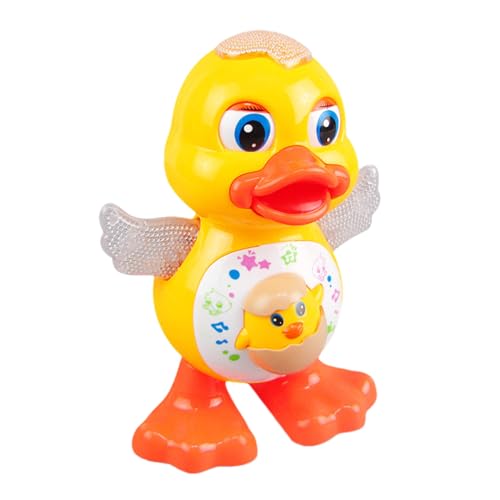 Mbiyhgta Walking Duck Toy - leuchtendes Lernspielzeug, Musical Duck Toy | Flattern Light Up Walking & Dancing Musical Toys Duck LED Lights & Music Vorschule Lernspielzeug für Osterkorb Mbiyhgta Walking Duck Toy - leuchtendes Lernspielzeug, Musical Duck Toy | Flattern Light Up Walking & Dancing Musical Toys Duck LED Lights & Music Vorschule Lernspielzeug für Osterkorb von Mbiyhgta
