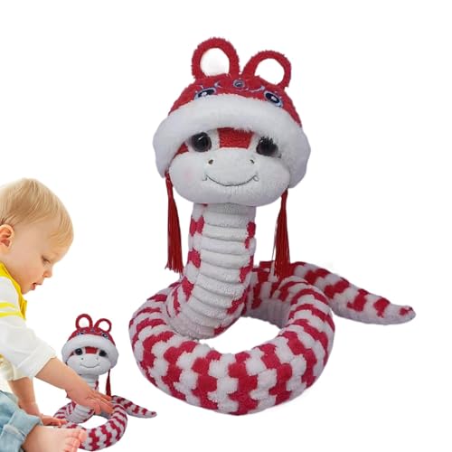 Mbiyhgta en Peluche Serpent Chinois, Peluche année Serpent - Serpent en Peluche Animal Mignon Serpent Mascotte en Peluche,Jouet en Peluche Serpent du Nouvel An Pour la famille, Les Mbiyhgta en Peluche Serpent Chinois, Peluche année Serpent - Serpent en Peluche Animal Mignon Serpent Mascotte en Peluche,Jouet en Peluche Serpent du Nouvel An Pour la famille, Les von Mbiyhgta