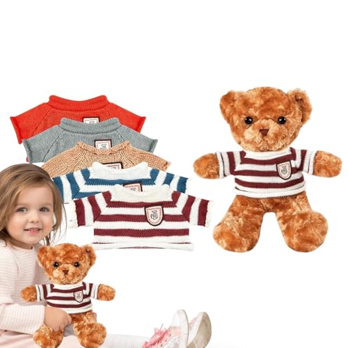 Plüschtier für Bär - weiches Kuscheltier, Teddybär, Schlafbegleiter huggable | Flauschig gefüllter Bär mit zartem Ausdruck und samtiger Textur für Kinder Spende d Plüschtier für Bär - weiches Kuscheltier, Teddybär, Schlafbegleiter huggable | Flauschig gefüllter Bär mit zartem Ausdruck und samtiger Textur für Kinder Spende d von Mbiyhgta