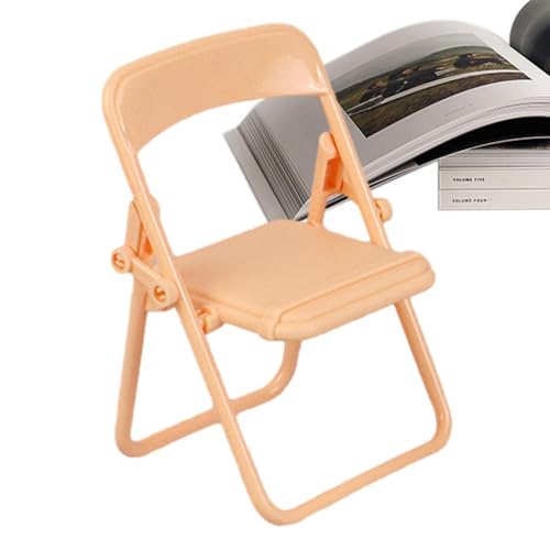 Puppenhaus, Klappstuhl, Handyhalter, Schreibgerät, multifunktional, multifunktional, Dekoration des Puppenhauses für Videoanrufe, Mobiltelefone Puppenhaus, Klappstuhl, Handyhalter, Schreibgerät, multifunktional, multifunktional, Dekoration des Puppenhauses für Videoanrufe, Mobiltelefone von Mbiyhgta
