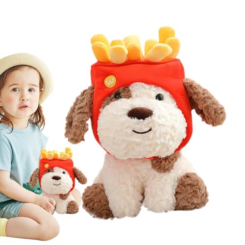 Realistische Plüschtiere für Hunde, Plüschtiere für Hunde | Niedlicher Pommes Hund aus Plüsch für Mädchen – Lustiges und niedliches Plüschtier für Sofa Realistische Plüschtiere für Hunde, Plüschtiere für Hunde | Niedlicher Pommes Hund aus Plüsch für Mädchen – Lustiges und niedliches Plüschtier für Sofa von Mbiyhgta