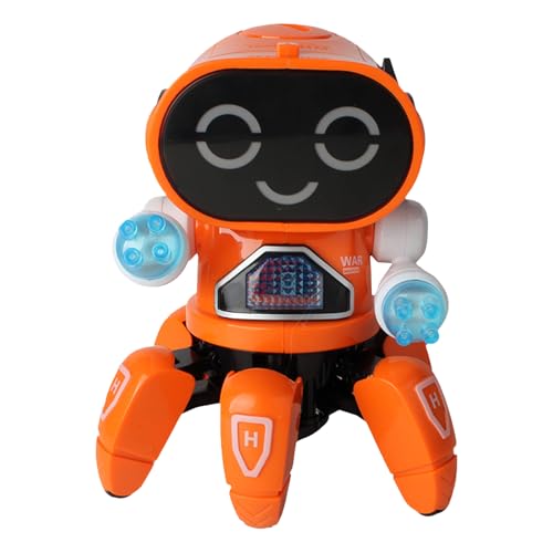 Roboterspielzeug mit Lichtern | Interaktiver Tintenfisch -förmiges Wanderroboterspielzeug - Blinkes intelligent Sensor Spielzeug Roboter Kid Begleiter für Kindergarten, Innenhof Roboterspielzeug mit Lichtern | Interaktiver Tintenfisch -förmiges Wanderroboterspielzeug - Blinkes intelligent Sensor Spielzeug Roboter Kid Begleiter für Kindergarten, Innenhof von Mbiyhgta