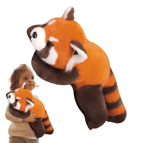 Roter Panda aus Plüsch, roter Panda aus Plüsch, Tier-Plüschkissen | Plüschspielzeug aus niedlichem Tier, 39,8 cm (15,8 Zoll), rotes Panda, super weich, für Mädchen, , Erwachsene, Dekoration von Mbiyhgta