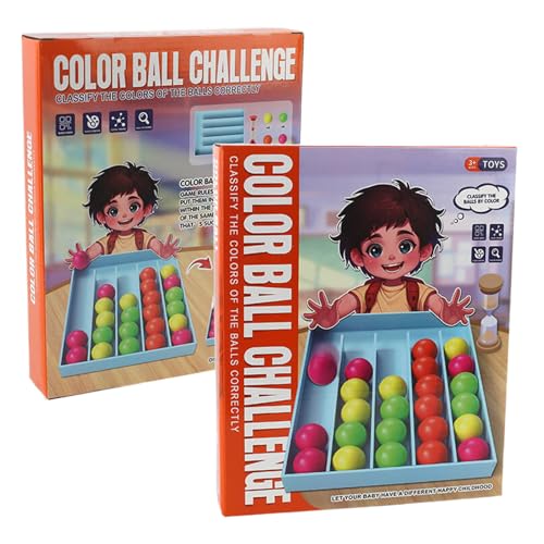 Sortierspiele - Puzzle -Gehirn, Teaser Gamee | Lerngeräte sensorische Zappelaktivitäten Reisekorb, Kindergarten Holiday Strocking Ostern Vorschule Sorting Games Ball Sort von Mbiyhgta