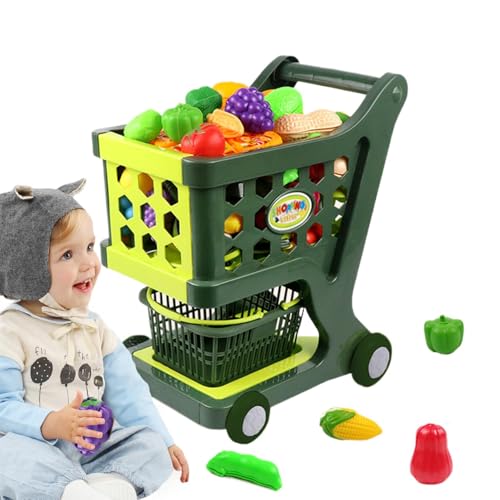 Spielzeug für Einkaufswagen für Lebensmittel, Spielzeug für Kinder: Rollenspiele mit stabiler Struktur, für Geburtstag, Neujahr, Weihnachten, Kindertag Spielzeug für Einkaufswagen für Lebensmittel, Spielzeug für Kinder: Rollenspiele mit stabiler Struktur, für Geburtstag, Neujahr, Weihnachten, Kindertag von Mbiyhgta