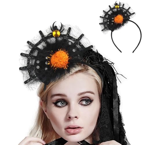 Spinnennetz Kopfbedeckung, Spinnennetz-Haarband, Festivalfrisur, glänzendes Spinnen-Stirnband | Kostüm Kopfbedeckung, Spinnen-Kopfbedeckung für Cosplay, Ball, Party, Halloween Party Spinnennetz Kopfbedeckung, Spinnennetz-Haarband, Festivalfrisur, glänzendes Spinnen-Stirnband | Kostüm Kopfbedeckung, Spinnen-Kopfbedeckung für Cosplay, Ball, Party, Halloween Party von Mbiyhgta