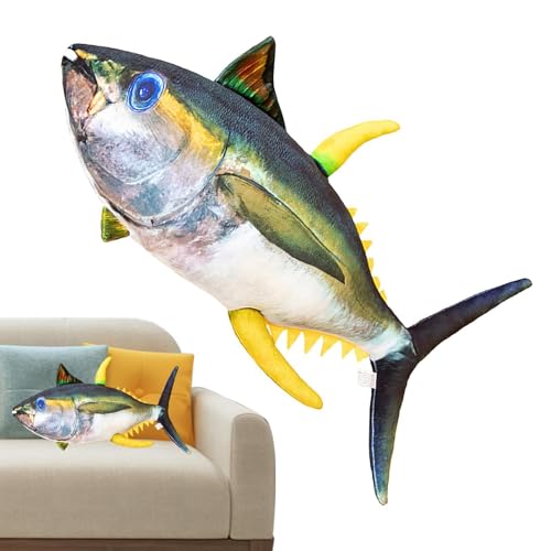 Thunfisch-Plüschspielzeug, Simulationsplüschkissen - Plüschkissen, bequemes Plüschtier, Schlafkissen aus PP-Baumwolle für und Erwachsene, Kuschelkissen, Jahresgeschenke Thunfisch-Plüschspielzeug, Simulationsplüschkissen - Plüschkissen, bequemes Plüschtier, Schlafkissen aus PP-Baumwolle für und Erwachsene, Kuschelkissen, Jahresgeschenke von Mbiyhgta