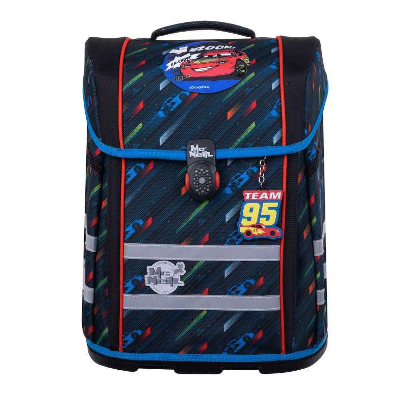 MCNEILL Schulranzen PERFECTO DISNEY Set 5 tlg für Jungen, Mc Neill Designs Cars von Mc Neill