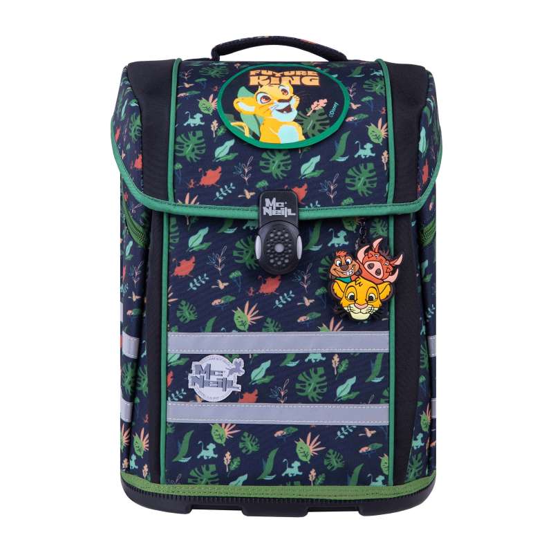 MCNEILL Schulranzen PERFECTO DISNEY Set 5 tlg für Jungen, Mc Neill Designs Lion King von Mc Neill